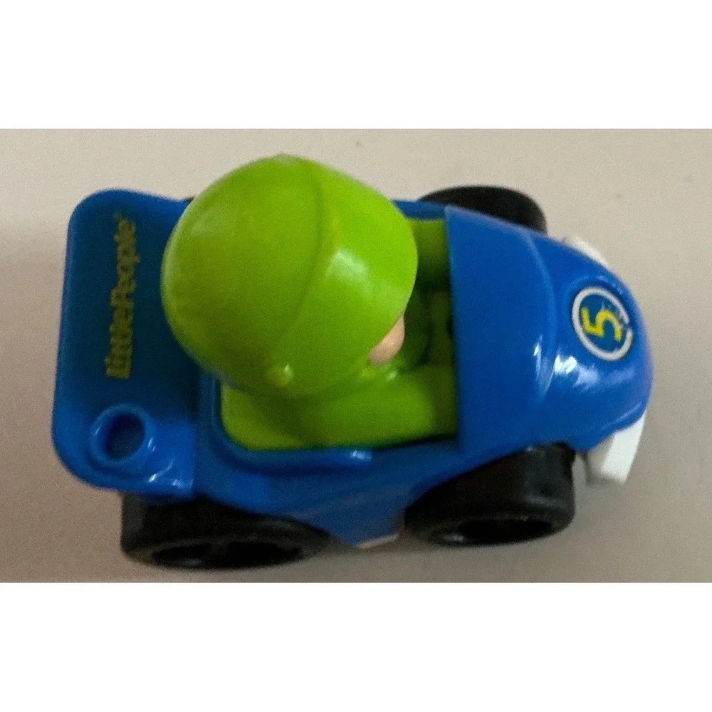 Fisher-Price Little People Wheelies Blippi Mobile Toy Car Lot of 7 Multicolored
